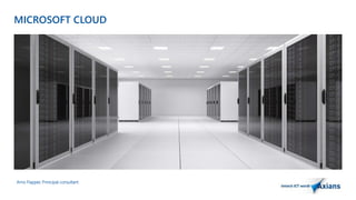 MICROSOFT CLOUD 
Arno Flapper, Prinicipal consultant 
 