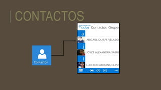 CONTACTOS
 