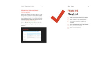 Microsoft Adoption Guide.pdf Office 365 Adoption Guide (63 pages) (2016 version) | PDF