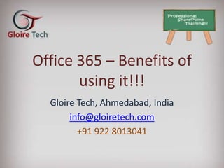 What is Office 365 | Benifits of Office 365 | Learn Office 365