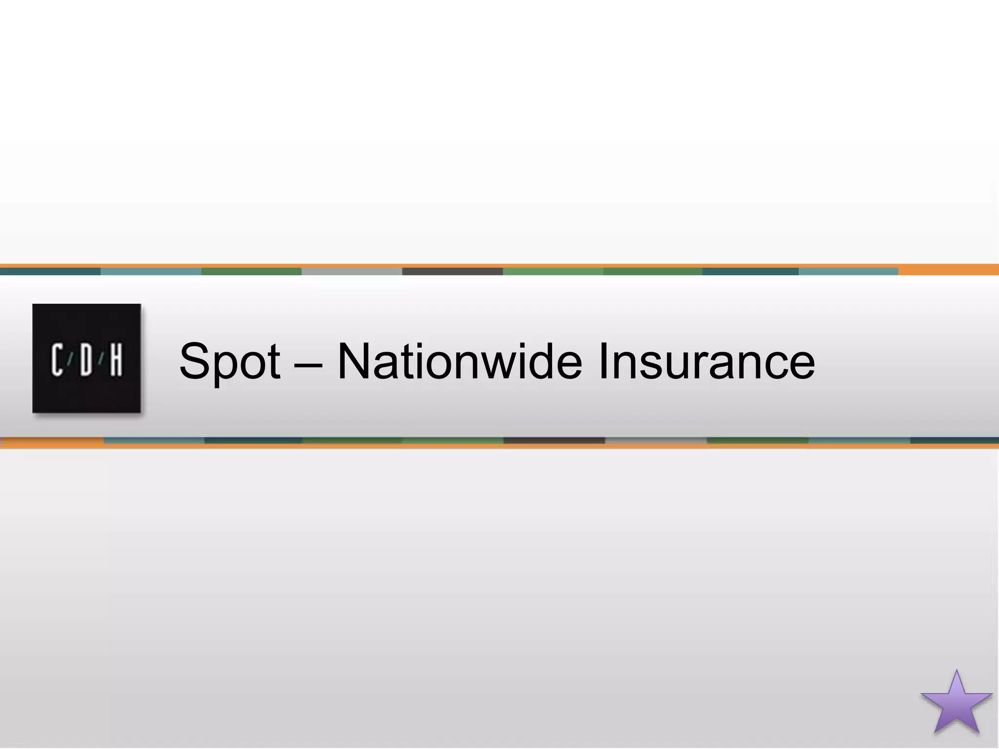 Spot – Nationwide Insurance
 
