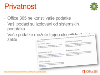 http://www.microsoft.com/en-us/office365/privacy.aspx

 