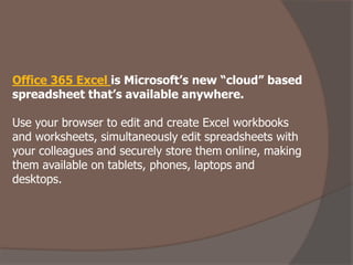 Office 365 Excel Essentials Training Course.pdf