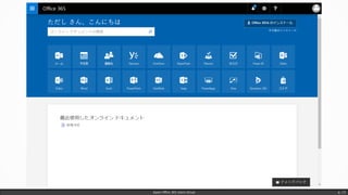 Japan Office 365 Users Group p. 13
 