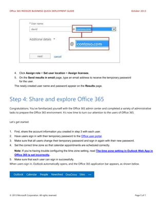 Office365 midsizebusinessquickdeploymentguide