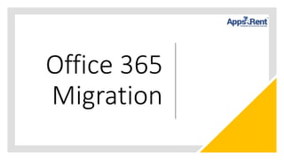 Office 365
Migration
 