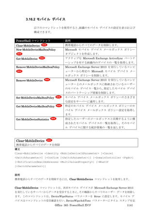 Office 365 PowerShell ガイド