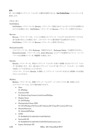 Office 365 PowerShell ガイド