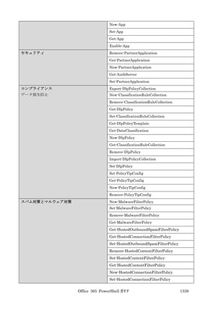 Office 365 PowerShell ガイド