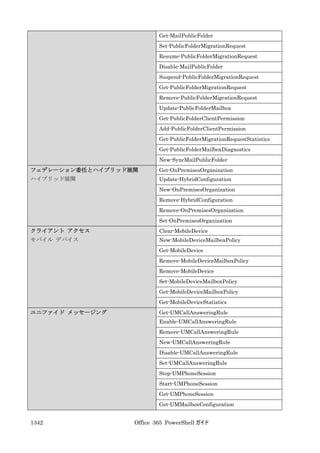 Office 365 PowerShell ガイド