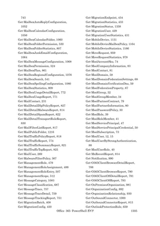 Office 365 PowerShell ガイド
