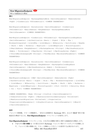 Office 365 PowerShell ガイド