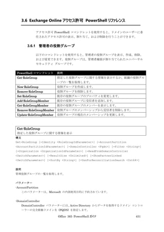 Office 365 PowerShell ガイド