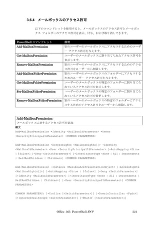 Office 365 PowerShell ガイド