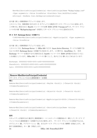 Office 365 PowerShell ガイド