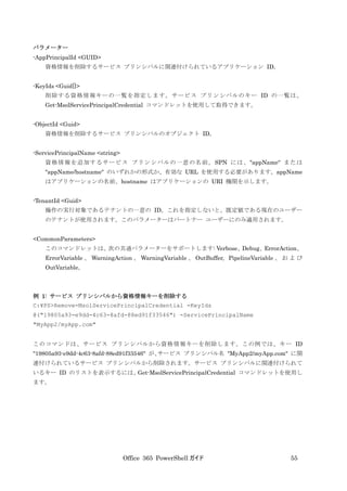 Office 365 PowerShell ガイド