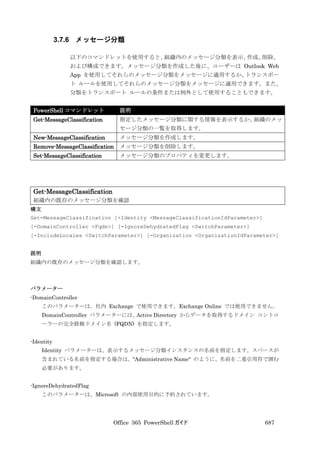 Office 365 PowerShell ガイド