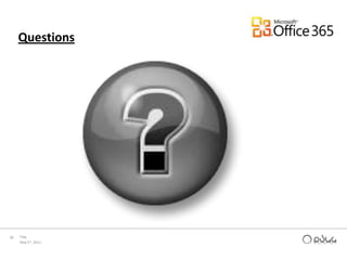 Manage and share important documents and personal  insights with colleagues using My sites