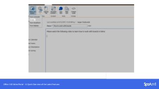 Titel – Copyright Sparked B.V.Office 365 Video Portal - A Quick Overview of the Latest Features
 