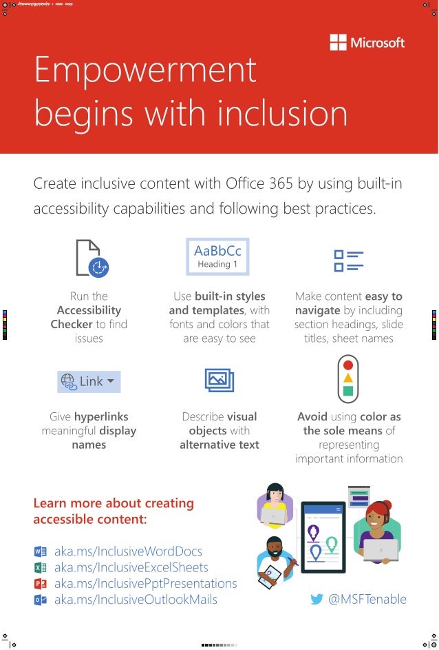 Office accessibility printready