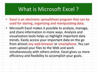 Introduction Of Microsoft Office Applications