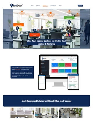 Office Asset Tracking Software - AssetTrackerIoT | PDF