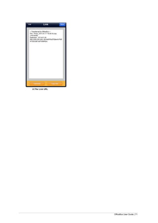 OfficeBox User Guide | 71
A File Link URL
 