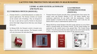 Fire safety in Office building Literature, net and live case study | PPTX