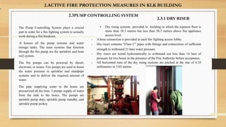 Fire safety in Office building Literature, net and live case study | PPTX
