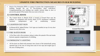 Fire safety in Office building Literature, net and live case study | PPTX