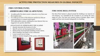 Fire safety in Office building Literature, net and live case study | PPTX