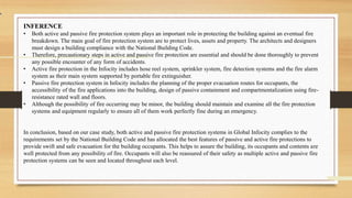 Fire safety in Office building Literature, net and live case study | PPTX