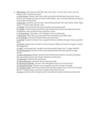 Office button | DOCX