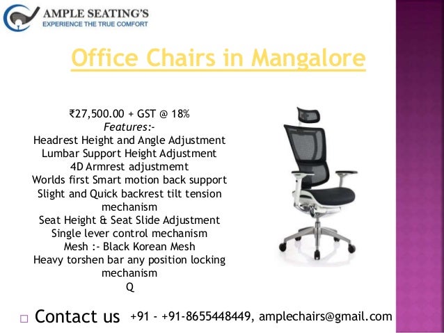 Office Chairs In Mumbai