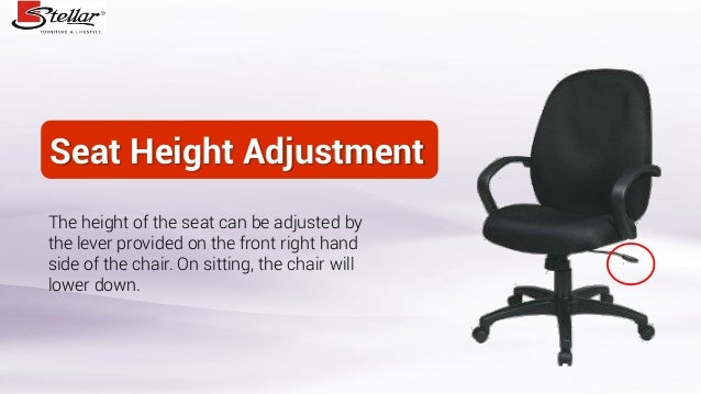 How to use office chair from Stellar Furniture