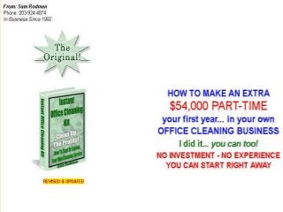 Office cleaning business