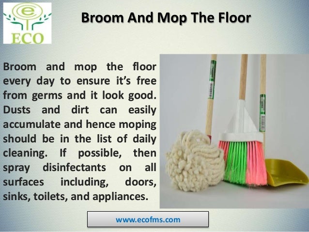 daily weekly monthly cleaning