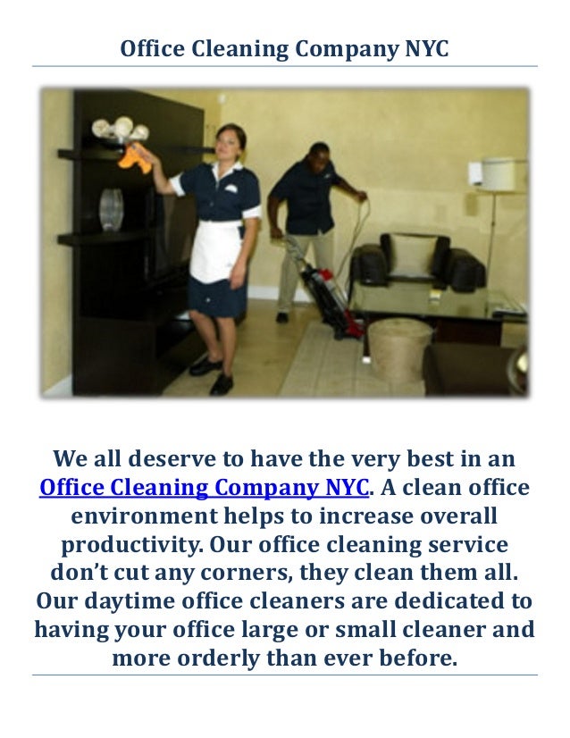 Office Cleaning Company NYC Maid On Call