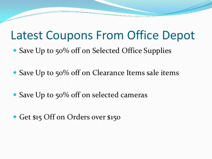 Office depot 10 off 50 coupon