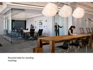 Recycled	
  table	
  for	
  standing	
  
mee7ngs	
  	
  
 
