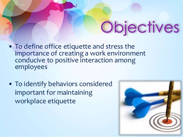 office etiquette