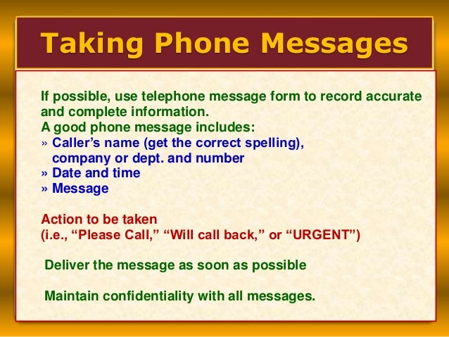 telephone message form