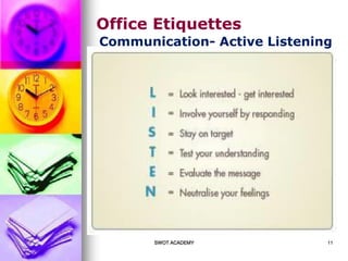 Office etiquette tips