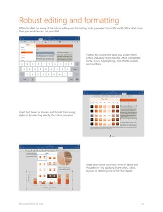 Microsoft Office for iPad Product Guide - Atidan | PDF
