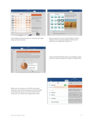 Microsoft Office for iPad Product Guide - Atidan | PDF