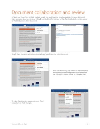 Microsoft Office for iPad Product Guide - Atidan | PDF
