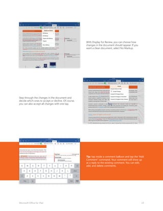 Microsoft Office for iPad Product Guide - Atidan | PDF