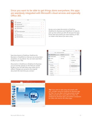 Microsoft Office for iPad Product Guide - Atidan | PDF