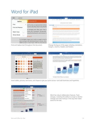Microsoft Office for iPad Product Guide - Atidan | PDF