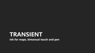 Office Touch for Windows in INK Presentation from Microsoft Research